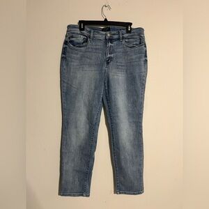 Judy Blue Denim Straight Leg Jeans in Light Blue